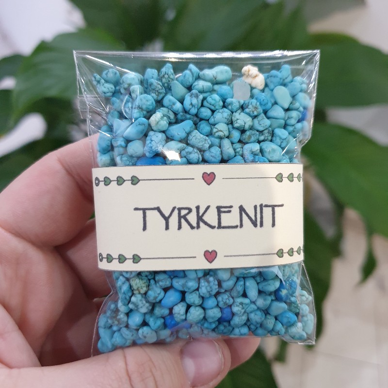 Tyrkenit - balíček tromlovaných kameňov - 90g